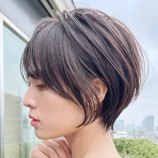 ショート カラー 朝ラク/大人ショート /銀座/若狭真央のヘアスタイル