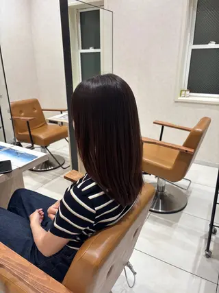 ミディアム パーマ ⭐️うる艶カラー 募集　まゆ⭐️のヘアスタイル