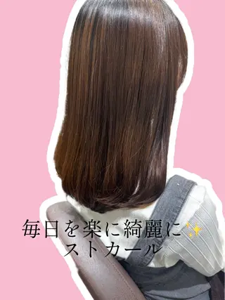 セミロング パーマ デジタルパーマ🫧 韓国風ヘア🫧サクラのヘアスタイル