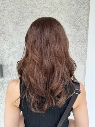 セミロング カラー 椎葉 祐也のヘアスタイル