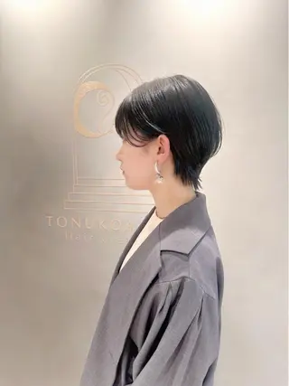 ショート レディースモデル カット/中川翔太のヘアスタイル
