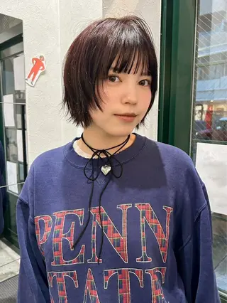 ショート カラー 中野 芽郁のヘアスタイル