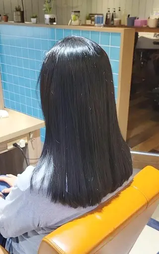 ロング カラー パーマ alushe 岡 陽子のヘアスタイル