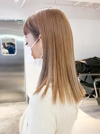 カラー パーマ ヘアアレンジ ITbyALBUM 中野店のヘアスタイル