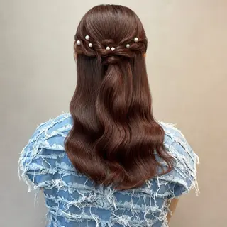 ヘアアレンジ Azu🩰/アレンジ /透明感カラー🎀/のヘアスタイル