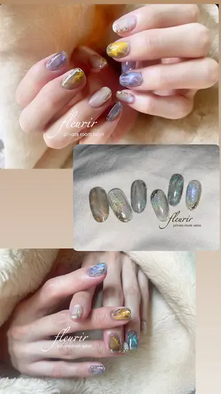 ネイル フルリール 【プライベートサロンのネイルデザイン
