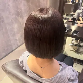 ショート カラー 艶カラー｜束感マツエ ク｜airi۫ ꣑ৎのヘアスタイル