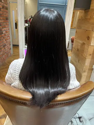 ロング 菊地 真優のヘアスタイル