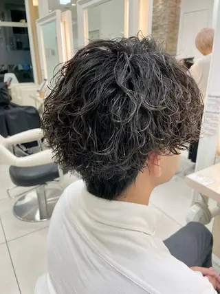 パーマ メンズ keany錦糸町 ハセベユウのヘアスタイル