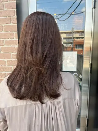 ショート カラー パーマ ヘアアレンジ メンズ キッズ マツエク・マツパ アイブロウ 久木原 ゆりのヘアスタイル
