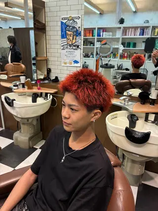 ショート カラー メンズ 奈良/生駒/FEEL /ﾉｶﾞﾐﾄｼｷのヘアスタイル