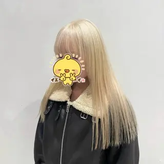 ロング カワハラ イチカのヘアスタイル