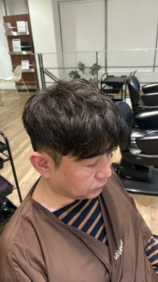 パーマ メンズ 北田 あいみのヘアスタイル