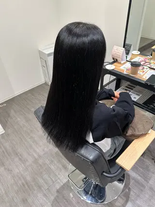 セミロング カラー 艶髪レイヤー上田 紗也🇰🇷💗のヘアスタイル