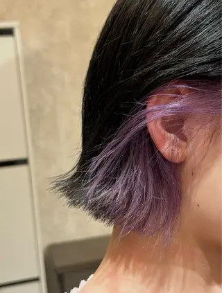 ショート 🖤海外風デザイン カラー🖤/りんのヘアスタイル