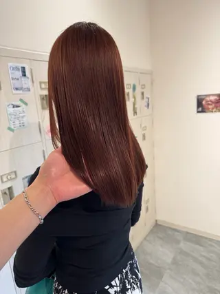 セミロング カラー ツチイ リョウタのヘアスタイル