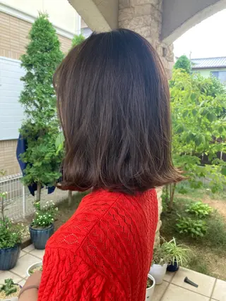 カラー 金子 歩実のヘアスタイル
