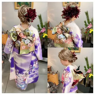 セミロング ヘアアレンジ 小島 よしおのヘアスタイル