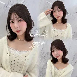 ミディアム カラー ParveMix ♡白神みやびのヘアスタイル