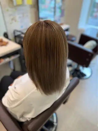 セミロング カラー 🐻艶カラー 髪質改善 あさひ🐻のヘアスタイル