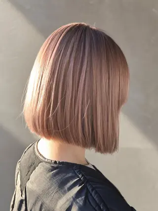ミディアム 🐰ハイトーンカラー 畠山　渡🐰のヘアスタイル