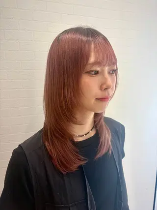 セミロング 🫧透明感カラー ✄﻿mana🫧のヘアスタイル