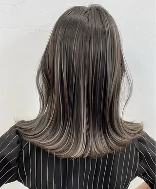 ミディアム 【白髪ぼかし特化】 お悩み改善/深川諒のヘアスタイル