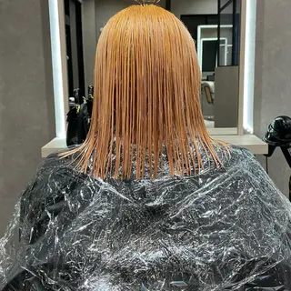 ミディアム カラー はちすか るかのヘアスタイル
