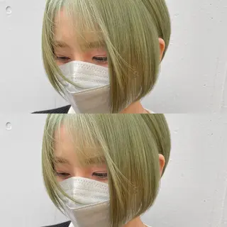 ショート 💜ハイトーン💛 マジカルかいちゃんのヘアスタイル