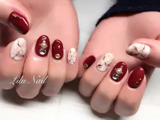 ネイル モチの良さ◉ フィルインネイル♡のネイルデザイン