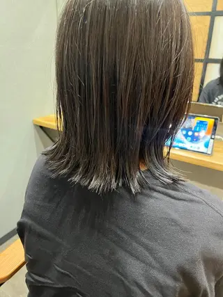 ショート カラー パーマ ヘアアレンジ メンズ キッズ ネイル マツエク・マツパ アイブロウ 久木原 ゆりのヘアスタイル