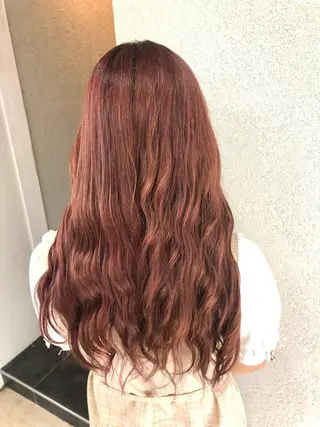 セミロング カラー ブリーチ/髪質改善 店長　板垣智大のヘアスタイル