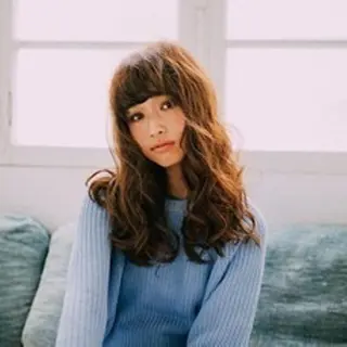 ロング パーマ 高橋 聖羅のヘアスタイル