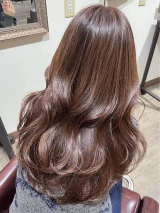 ロング 💫レイヤーカット✨ 透明感カラー工藤雄大のヘアスタイル