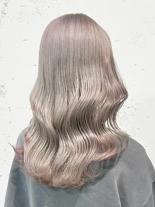 ミディアム カラー みすず🫧/ ハイトーンのヘアスタイル