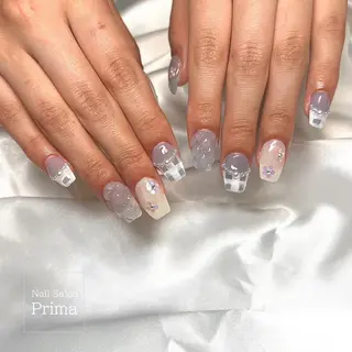 セミロング ネイル SalonPrima 西院Nail&Eyeのネイルデザイン