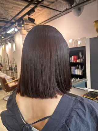 ミディアム カラー 木村 陽菜のヘアスタイル