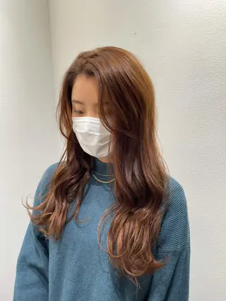 ロング カラー 大人ボブと似合 わせカラー/馬場 翼のヘアスタイル