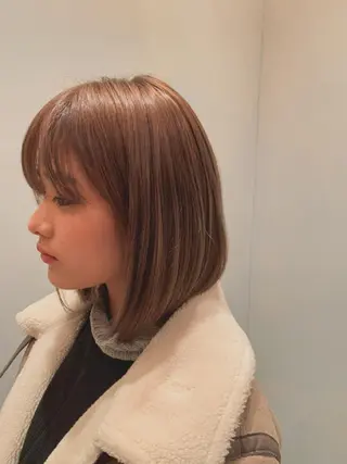 カラー ミディアム 竹尾 優斗のヘアスタイル