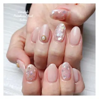 ミディアム ネイル 🐾enen style 🐾のネイルデザイン