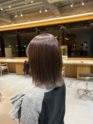 ミディアム 白髪ぼかし/北浜 奥野 仁礼のヘアスタイル
