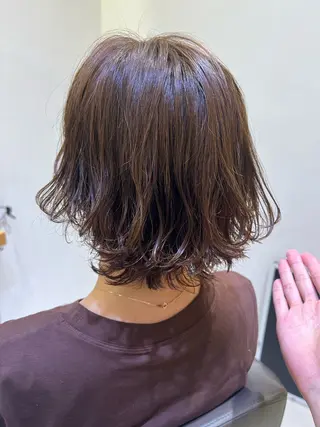 カラー パーマ 【透明感カラー🪞】 高田愛斗のヘアスタイル