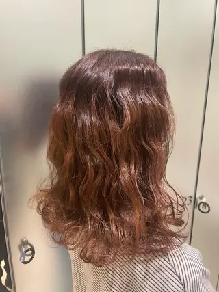 ミディアム カラー Koharu 髪質改善カラーのヘアスタイル