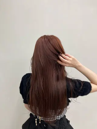 セミロング カラー 透明感カラー⭐️ Takumaのヘアスタイル