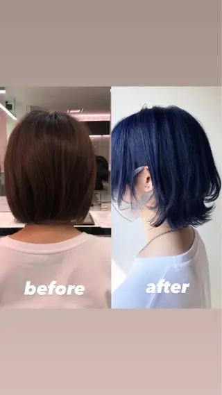 ショート カラー パーマ ヘアアレンジ メンズ キッズ ネイル マツエク・マツパ KANAMI 🌏のヘアスタイル
