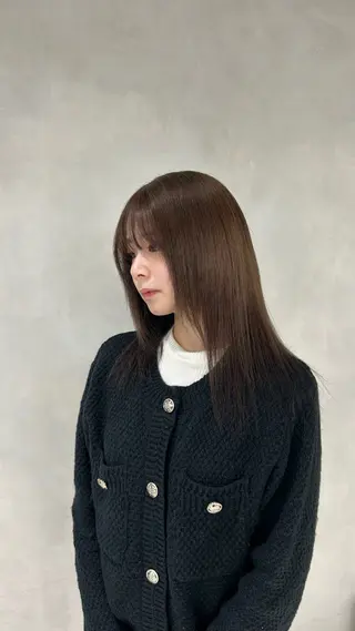 ロング カラー 【🦋綺麗めハイトー ン🦋】suzunoのヘアスタイル