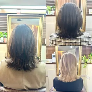 ミディアム カラー メンズ 🌱ケミカル美容師 未来を綺麗に🌱優吾のヘアスタイル