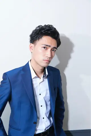 ショート パーマ メンズ KUTSUKAKE YUTOのヘアスタイル