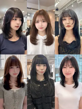 ロング カラー YUMEKA🧸 レイヤーカット♡のヘアスタイル