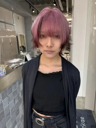 ショート カラー デザインカラー /rioのヘアスタイル
